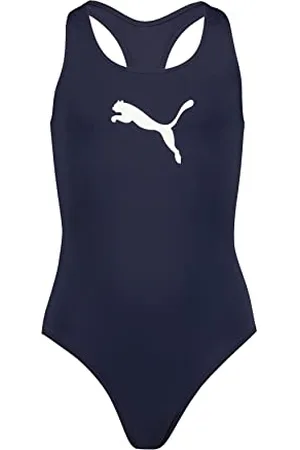 PUMA Dziewczynki Racerback Logo Strój Kąpielowy, , 164