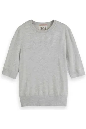 Scotch&Soda Damski sweter z krótkim rękawem Crew Neck, , L