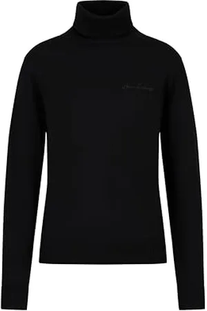 Armani Exchange Damski sweter Merino Wool Turtleneck with Script Logo Sweater, , S