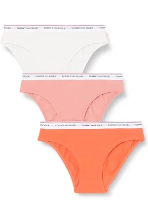 Tommy Hilfiger Damskie bikini 3-pak (rozmiary zewnętrzne) kruszony koralowy/glinka koralowa/barely T XS, , XS