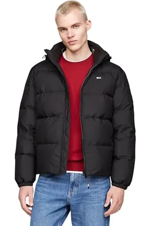 Tommy Hilfiger Męska kurtka puchowa TJM ESSENTIAL EXT DM0DM19786 inne kurtki, czarna (czarna), rozmiar 5XL, , 5XL duże rozmiary