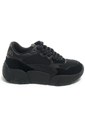 Guess Buty Damskie Trampki Goldon Sztuczna Skóra/Czarny Tkanina DS23GU15 FL5GLDFAL12, , 35 EU