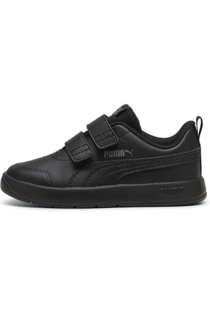 PUMA COURTFLEX V3 V PS, Kapcie, Black Black-Cast Iron, 34 EU, Black Black Cast Iron, 40