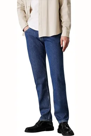 Calvin Klein Jeans Męski wąski prosty J30J326012, prosty, denim, 42W / 32L, , 42W / 32L