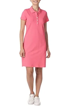 Nautica Damska sukienka polo Easy Classic, z krótkim rękawem, rozciągliwa, bawełniana, , L