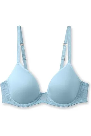 Calida Damski biustonosz Eco Sense Lace, niebieski , normalny