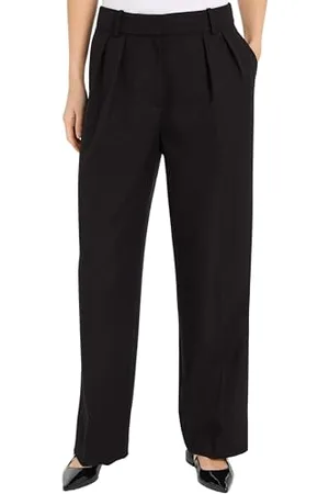 Tommy Hilfiger Damskie spodnie MD CORE Relaxed Straight WW0WW39725, inne spodnie na co dzień, czarne, 36, , 62