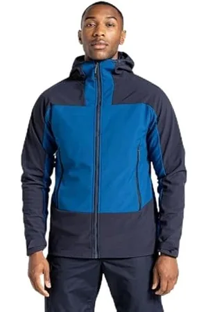 Craghoppers Expert Active Wodoodporna kurtka softshellowa z kapturem, Posejdon/Ciemnoniebieska, XL Męska, , XL