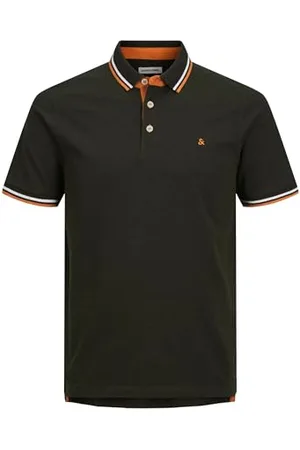 JACK & JONES JJEPAULOS męska koszula polo z krótkim rękawem, bawełna, duży rozmiar, , 4XL