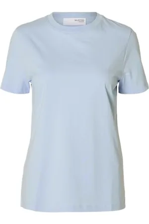 SELECTED Damska koszulka Slfmyessential SS O-Neck Tee Noos, , L