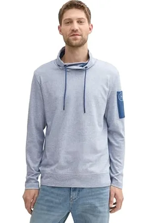 TOM TAILOR Męski T-shirt z długim rękawem, , XXL