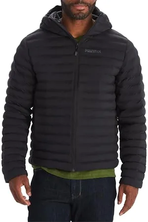 Marmot Meżczyzni Echo Featherless Hoody, Ciepła Kurtka Puchowa, Ocieplany Płaszcz Zimowy z Kapturem, Wodoodporna Pikowana Parka, Lekka Kurtka Outdoorowa, Wiatroszczelna, , m