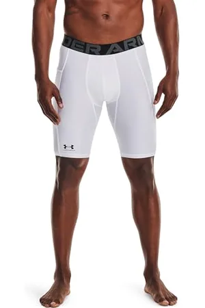 Under Armour Herren UA HG Armour Lng Shorts, leichte kurze Sporthose, atmungsaktive Kompressions-Herrenshorts mit Strength Pocket-Eingrifftasche