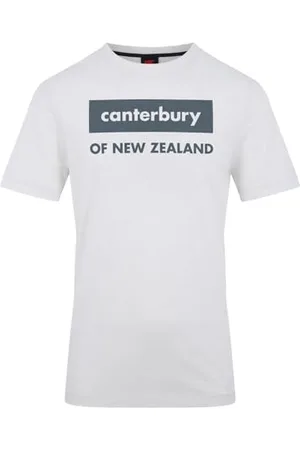 Canterbury Męska koszulka z logo, Future Utility White Marl, S