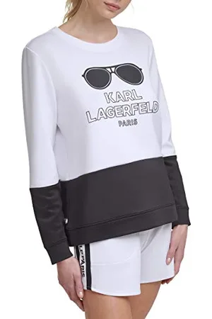 Karl Lagerfeld Paryż damska bluza z logo Colorblock, , L