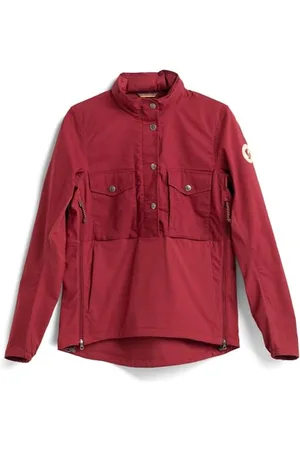 Fjällräven Räven damski anorak outdoorowy, pomarańczowy czerwony, S, , S