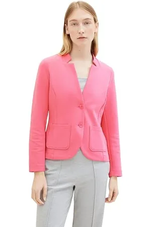 TOM TAILOR Damska marynarka Basic Otoman z kieszeniami, , XS