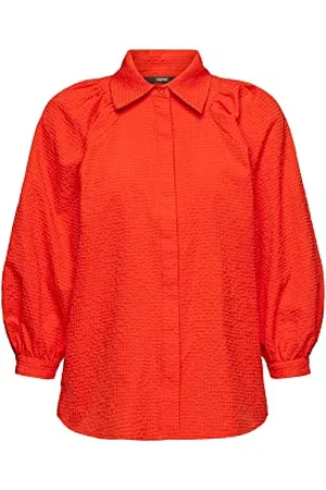 ESPRIT Collection Bluzka z kory z puszystymi rękawami, , L