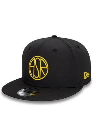 New Era AS Roma FW Poly Black - ASR Yellow Flat, , M-L