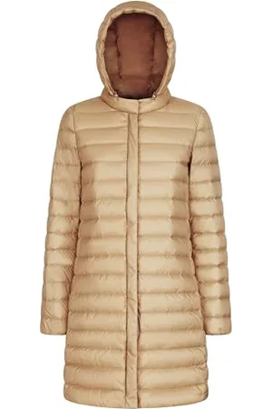 Geox Damskie kurtki D JAYSEN DOWN BROWN RICE_38, , 32