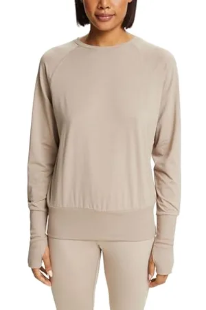 ESPRIT Damska bluza Sus Ls Bk Open, , XL