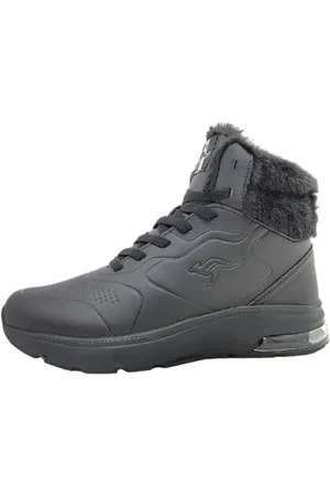 KangaROOS Damskie buty sportowe K-PL Dreams Mid Sneaker, Jet Black/Mono, 37 EU, , 37 eu