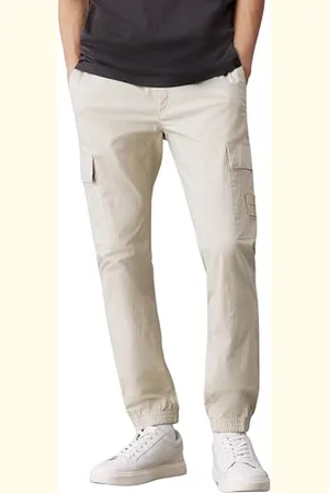 Calvin Klein Męskie spodnie cargo skinny fit z kieszeniami, , 28W
