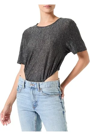 Pinko Babel Body Jersey Płomień Len, , L