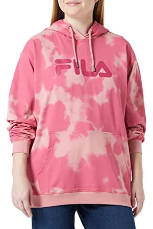 Fila Bermel AOP bluza z kapturem, Karmin kwiatowy Batic Aop, XS