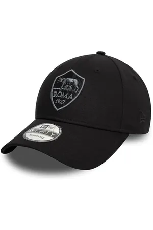 New Era AS Roma Cotton 9FORTY - Crest Black on Black, , M-L
