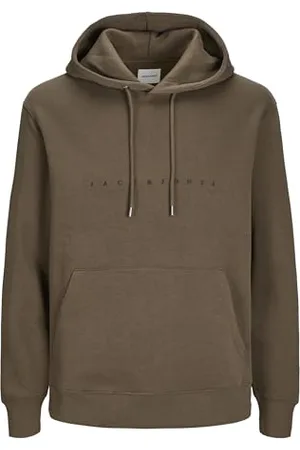 JACK & JONES Męska bluza z kapturem Essentials Star
