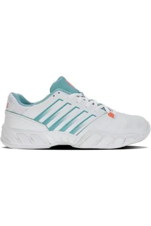 K-Swiss Tennis damskie buty tenisowe Bigshot Light 4, białe/Desert Flower/Nile Blue, 38 EU, , 38 EU