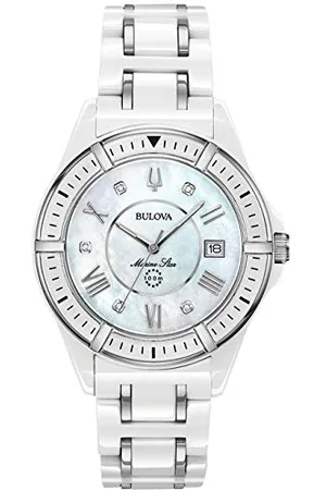BULOVA Damski analogowy zegarek automatyczny z bransoletką ze stali nierdzewnej 96R215, , Nowoczesny