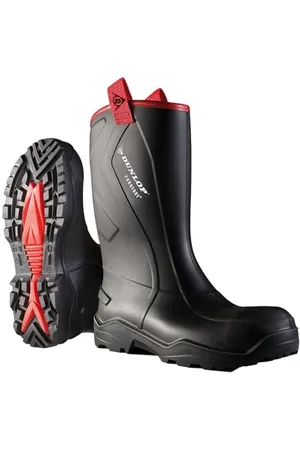 Dunlop Protective Footwear Dunlop Purofort + Rugged pełne bezpieczeństwo męskie przemysłowe buty robocze uk6-14, , 45 EU