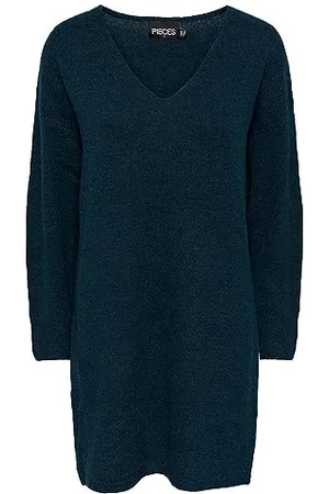 Pieces® Damska sukienka Pcjuliana Ls Neck Knit Dress Noos Bc, , M