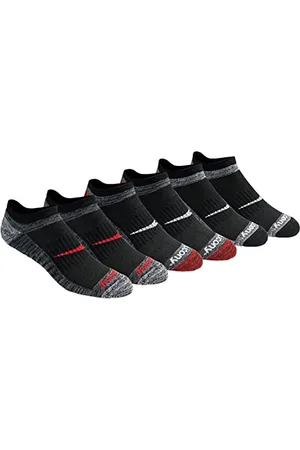 Saucony Męskie skarpety RunDry Bolt Performance No-Show, dostępne w rozmiarach M-XXL (6, 12, 18 par), , Large