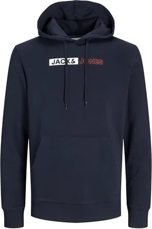 JACK & JONES JJECORP Logo Sweat Hood Play NOOS PLS, , 4XL