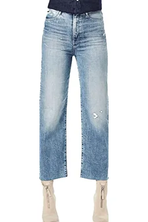 G-Star RAW Damskie jeansy Tedie Ultra High Waist Straight Ripped Ankle, , 28W x 32L