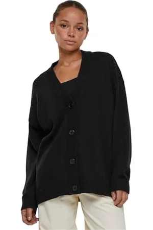 Urban classics Damski kardigan damski Big Oversized Cardigan Black S, , S
