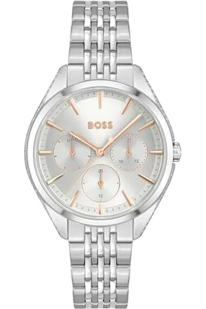 HUGO BOSS Damski analogowy zegarek kwarcowy z paskiem ze stali nierdzewnej 1502640