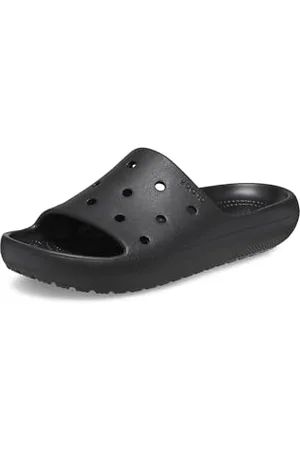 Crocs Unisex klasyczne sandały dla dorosłych, Czarny, 10 UK
