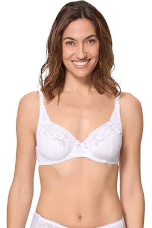 Playtex Damski biustonosz z fiszbinami z mikrofibry x1, , 85E