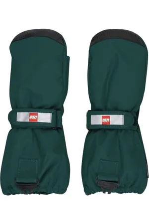 KABOOKI LEGO LWATLIN 706 MITTENS W/MEM. Rękawiczki, ciemnozielone, regularne, , rozmiar uniwersalny