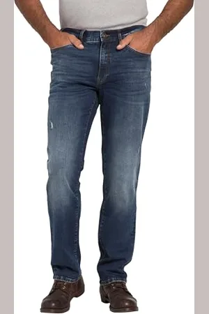 JP 1880 Męskie duże rozmiary, ponadgabarytowe dżinsy L-8XL, FLEXNAMIC®, Denim, Regular Fit, Vintage Look 821085, , 36W / 32L