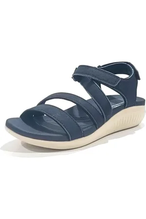 Clarks Damskie sandały Glide Hi Ella, czarne, 36 EU, , 36 EU