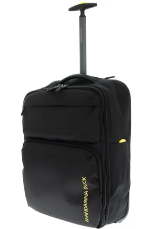 Mandarina Duck Zephyr plecak na kółkach, , 54 centimeters x 20 centimeters x 37 centimeters, Trolley a due ruote in tessuto morbido ad effetto 3D