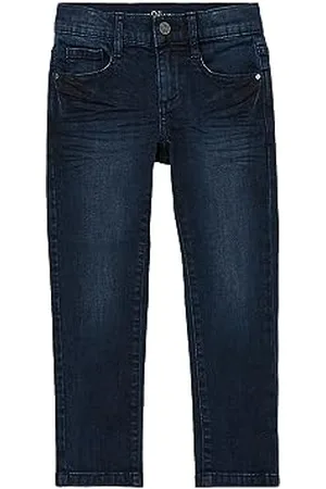 QS by s.Oliver Spodnie jeansowe dla chłopców, Brad Slim Fit Blue 104/REG, , 104