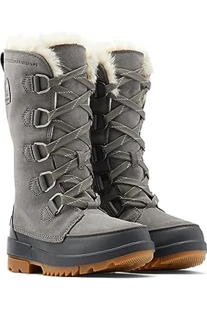 sorel Torino 2 Wysokie, wodoodporne buty zimowe dla kobiet, brązowe (Major), 36,5 EU, Grau Quarry, 37 EU