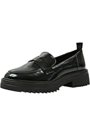 ESPRIT Modny Chunky Penny Loafer, 001/BLACK, 38 EU, , 38 EU