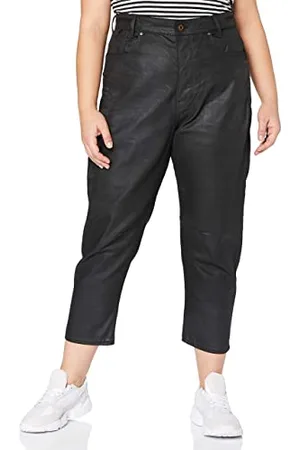 G-Star RAW Damskie dżinsy C-STAQ 3D Cropped Boyfriend, Czarny (Waxed Black Cobler D17870-c526-a946), 26W / 32L